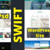 You can convert a PSD like this into a WordPress site with Swift in less than 2 hours.